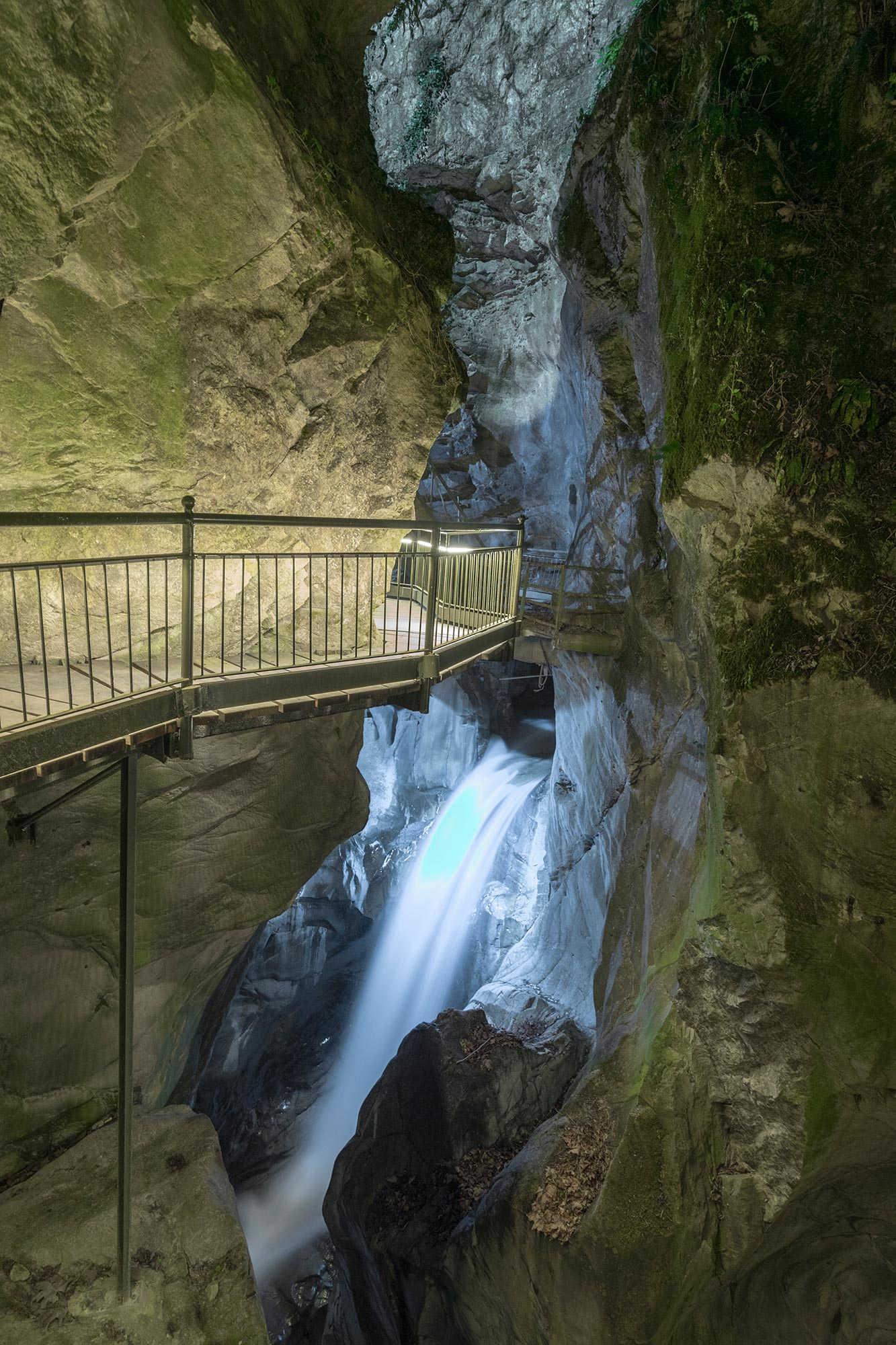 Orrido di Bellano Canyon con passerella nell’Orrido di Bellano © Carlo Borlenghi