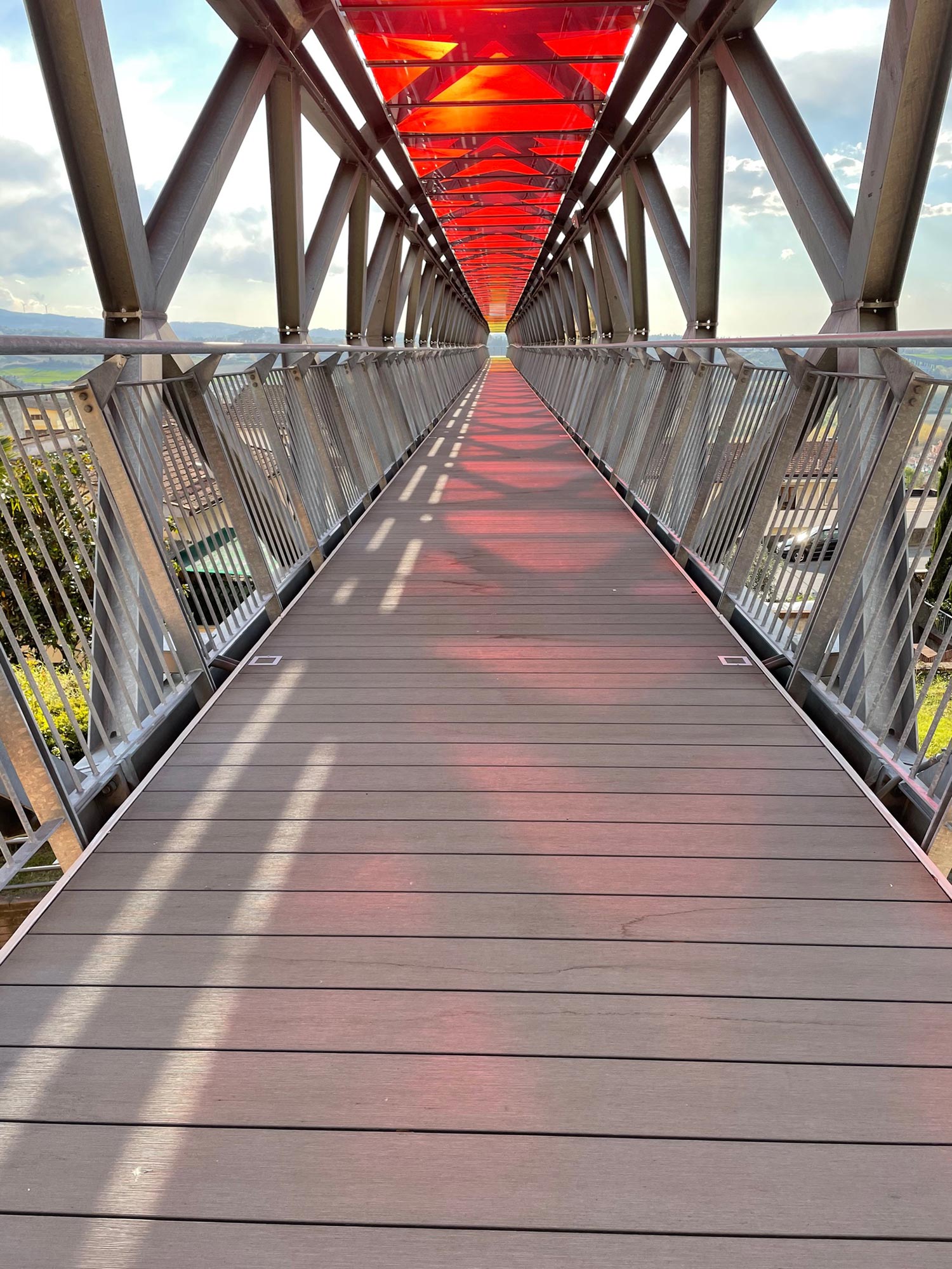 Peccioli La passerella di Peccioli © Barbara Gallucci