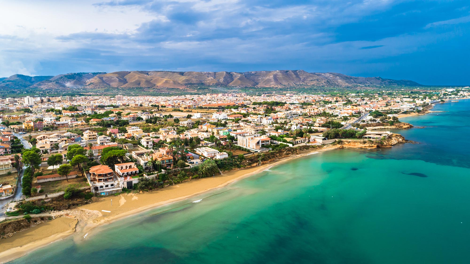 Grammichele Veduta aerea di Grammichele © Adobe Stock/Salvatore Freni