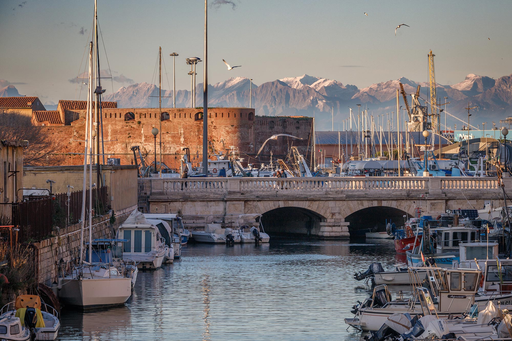 La Fortezza Vecchia e il porto di Livorno La Fortezza Vecchia e il porto di Livorno © Andrea Dani