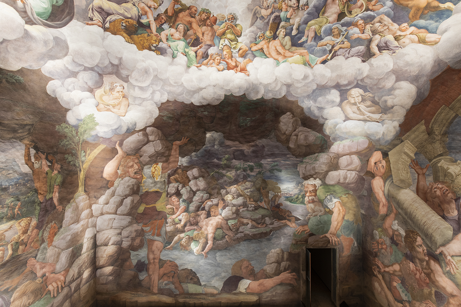 Mantova Palazzo Te, Camera dei Giganti, parete ovest Si ringrazia il Comune di Mantova per la foto gentilmente concessa. © Comune di Mantova, Musei Civici