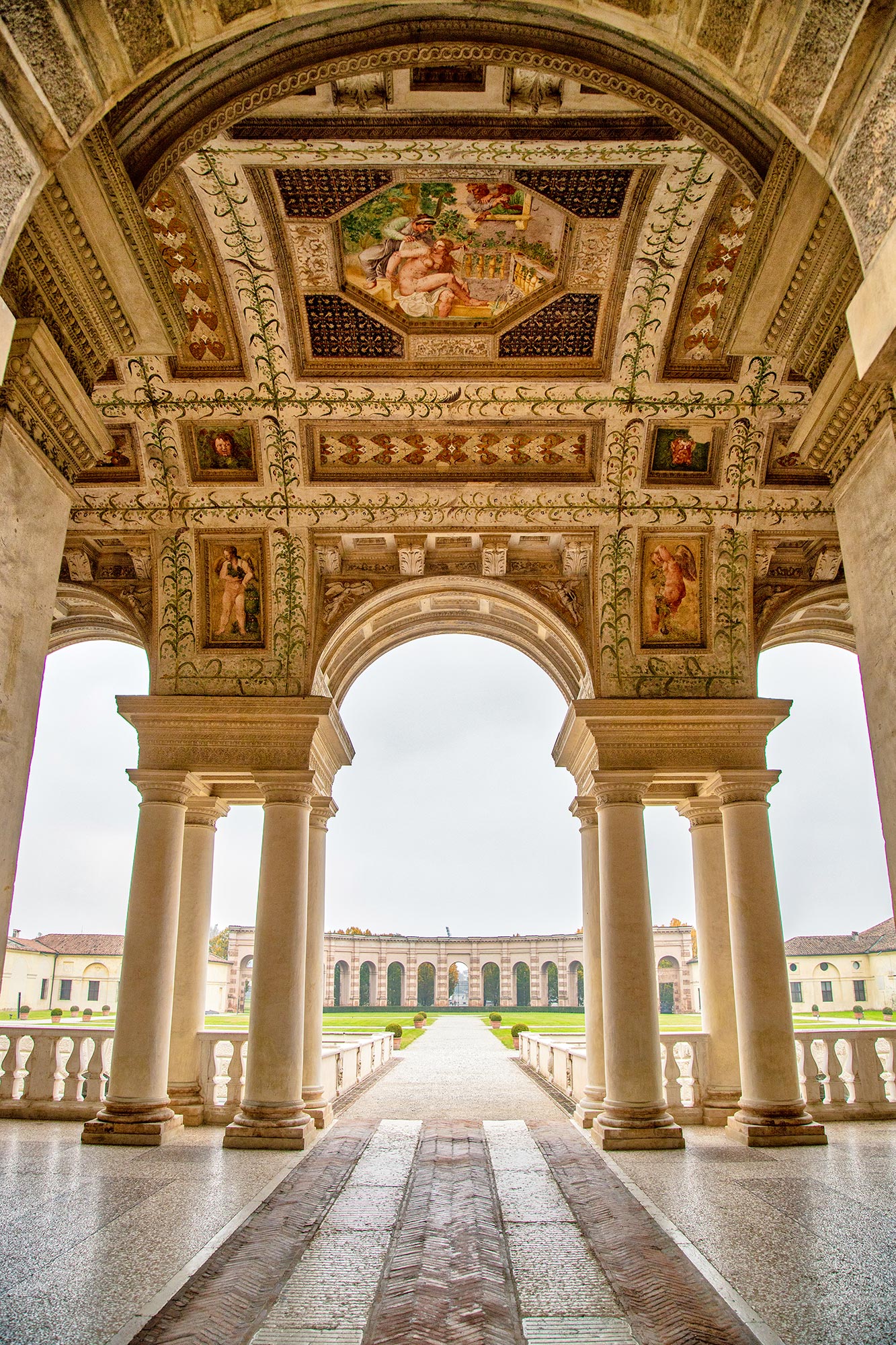 Mantova Palazzo Te, Loggia di Davide Si ringrazia il Comune di Mantova per la foto gentilmente concessa. © Comune di Mantova, Musei Civici
