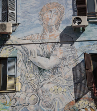 Tor Pignattara. - Canzone per una sirena - di Carlos Atoche ©A. Rossi, Yeg Srl (Rm)