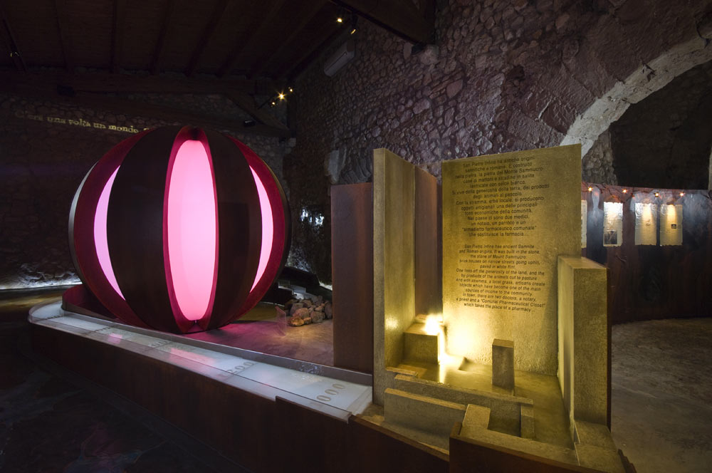 San Pietro Infine Centro visite - Museo Parco della Memoria, interno ©Parco della Memoria di San Pietro Infine