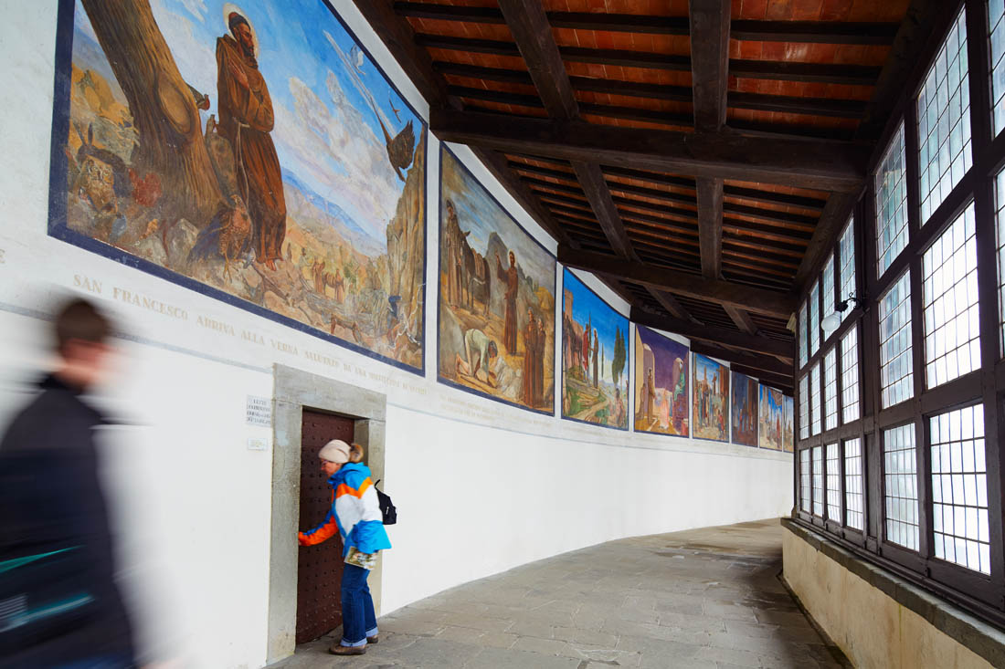 La Verna Santuario della Verna, il corridoio delle Stimmate © Fiorenza Cicogna