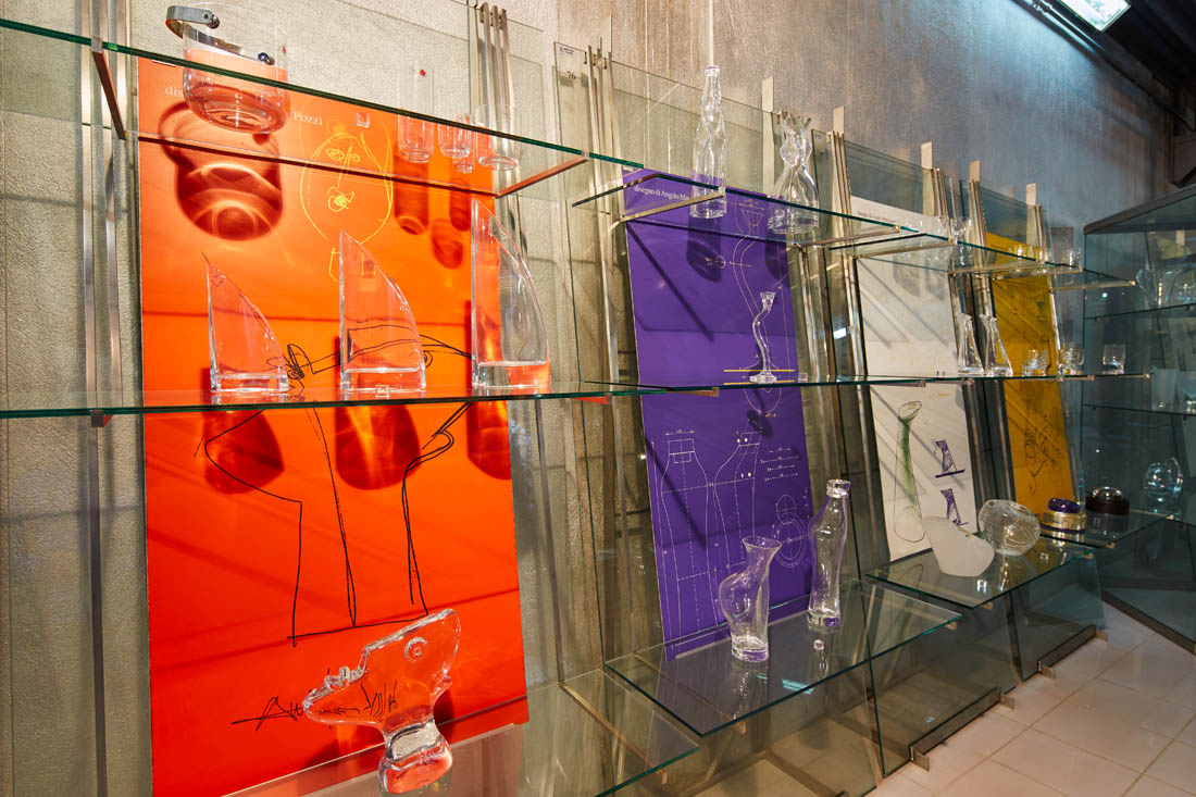 Colle di Val d’Elsa Museo del Cristallo, oggetti di design © Fiorenza Cicogna