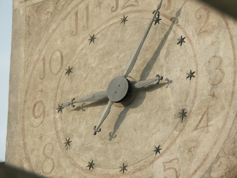 Serravalle Dettaglio orologio campanile - Loggia di Serravalle ©Comune di Vittorio Veneto