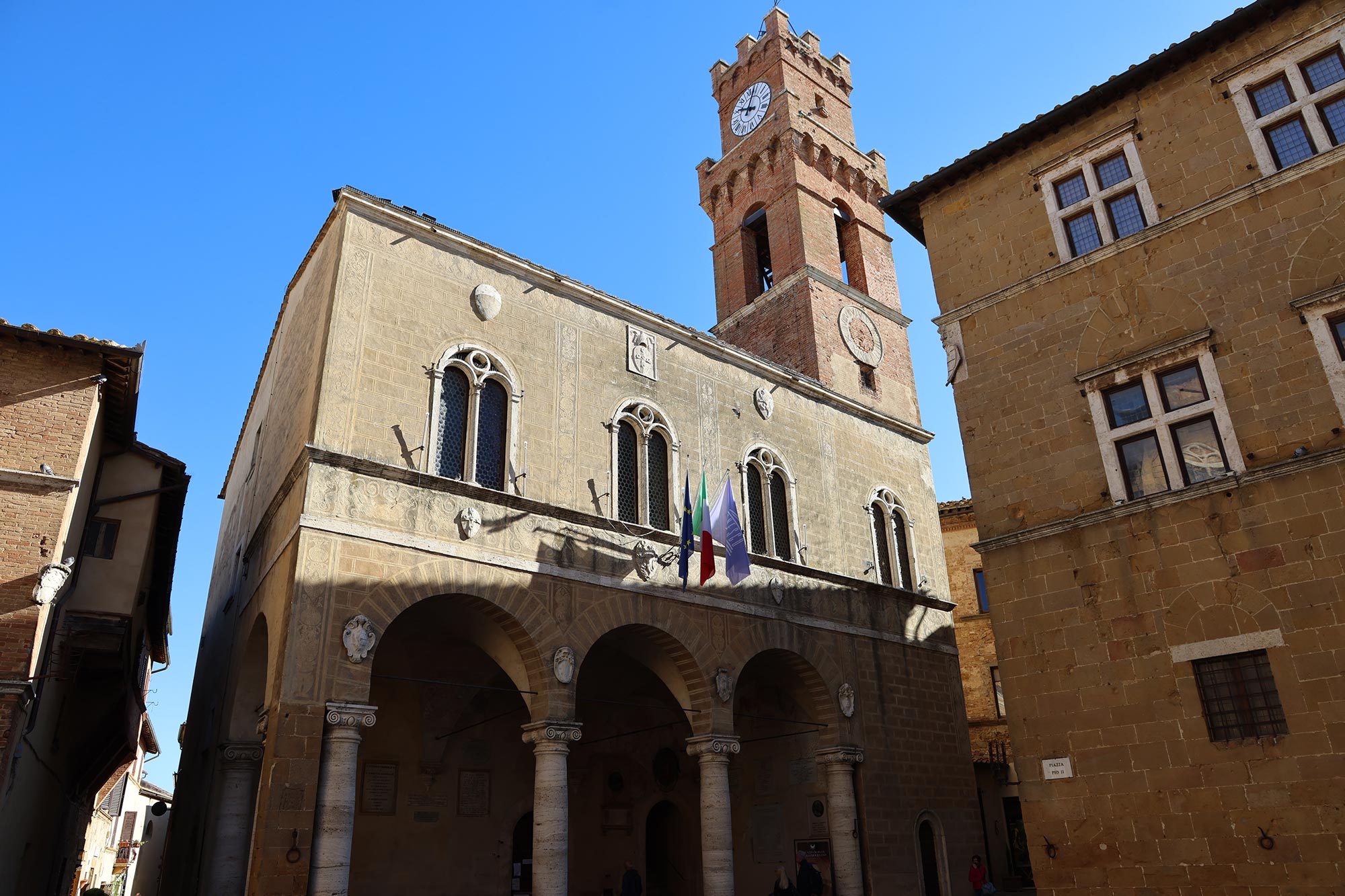 Pienza Palazzo Comunale © A. Rossi, Camaleo S.r.l (Roma)