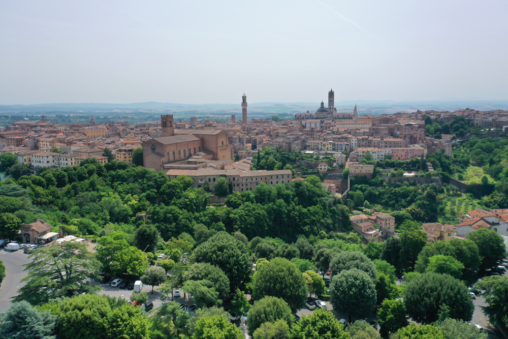 Veduta aerea di Siena © A. Rossi, Camaleo S.r.l (Roma)