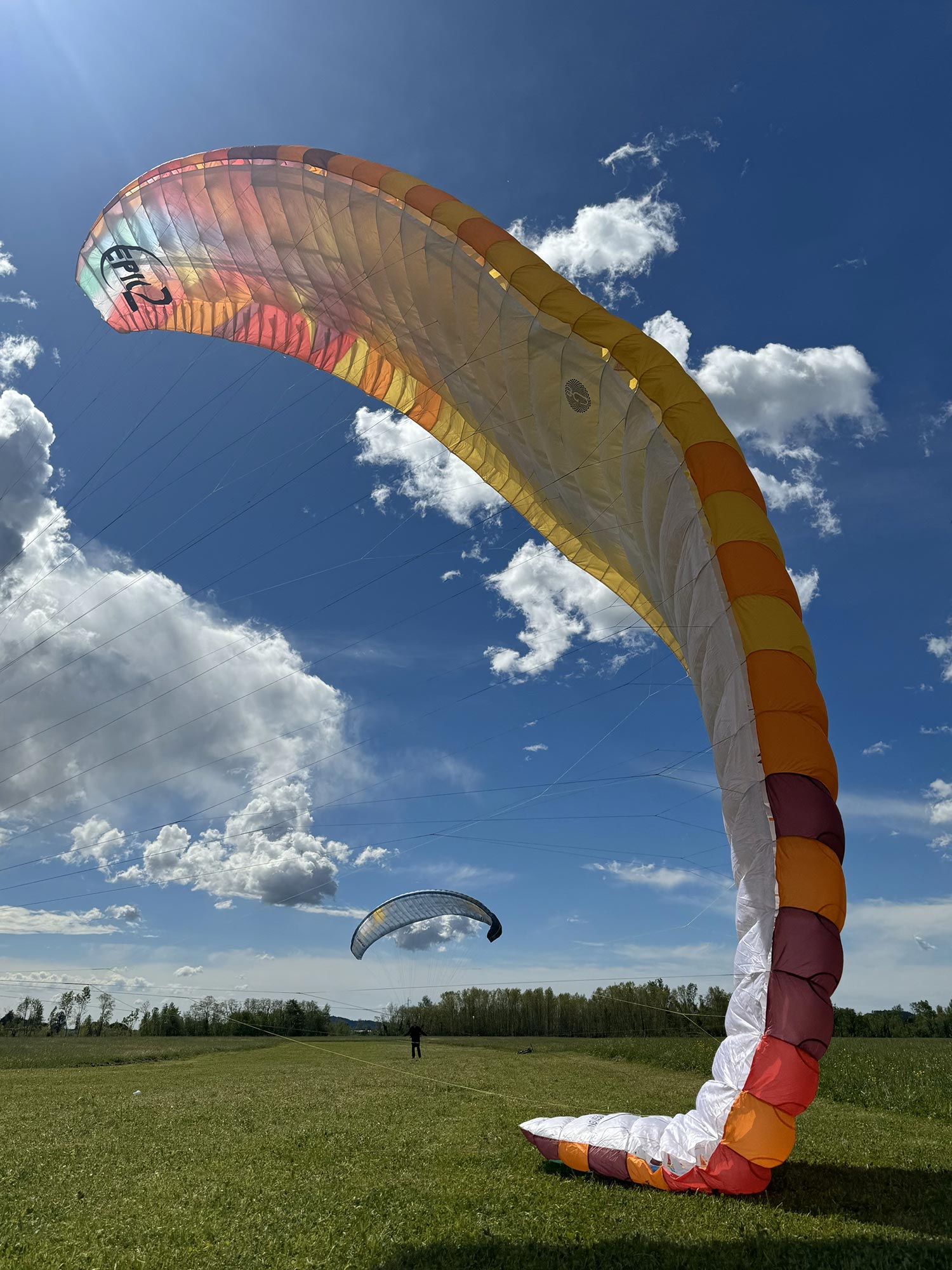 Volo libero Friuli. Atterraggio a Bordano © Martina Andenna