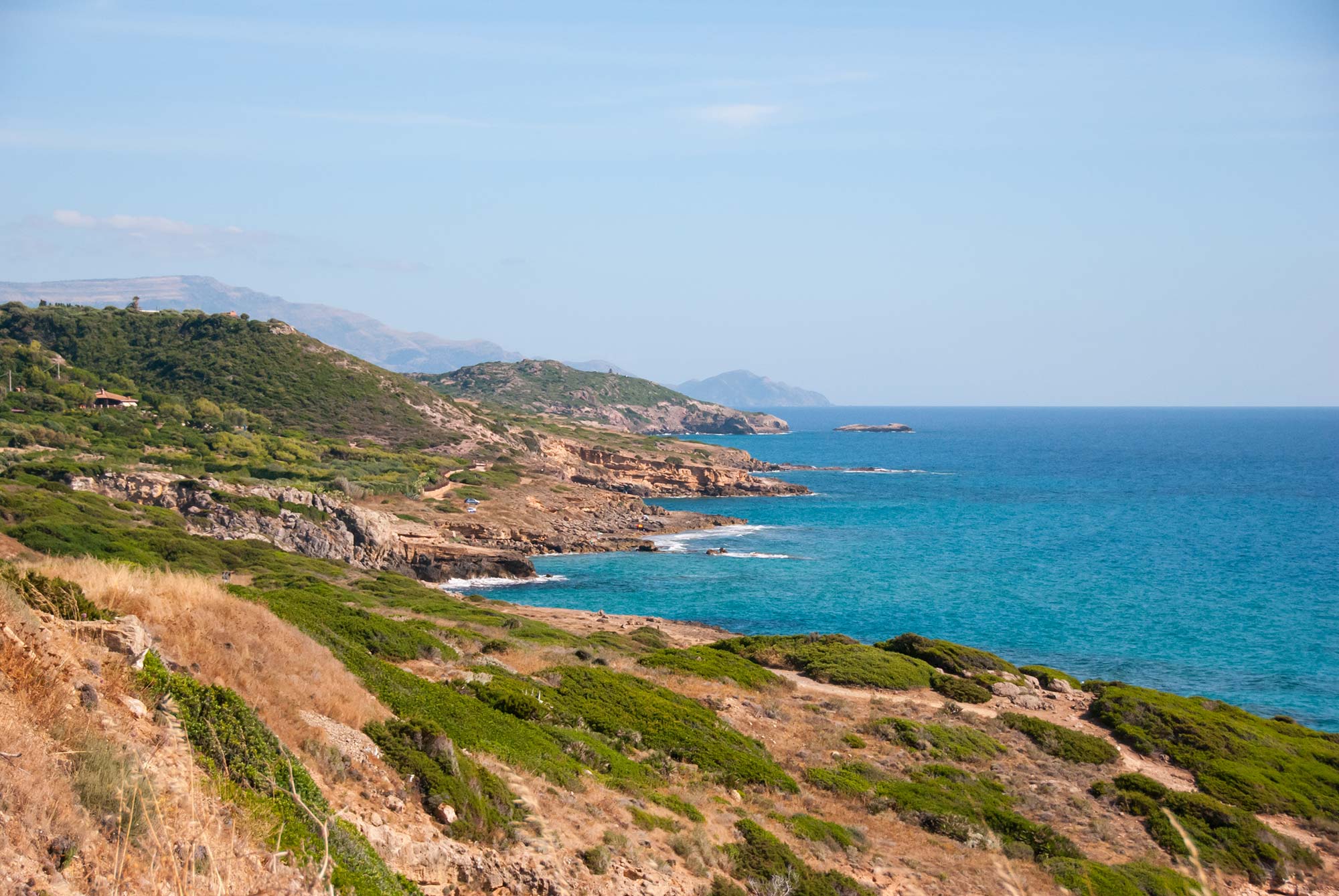 Alghero La vista lungo la strada provinciale 105 che collega Alghero a Bosa © Marco Mariani/Shutterstock.com