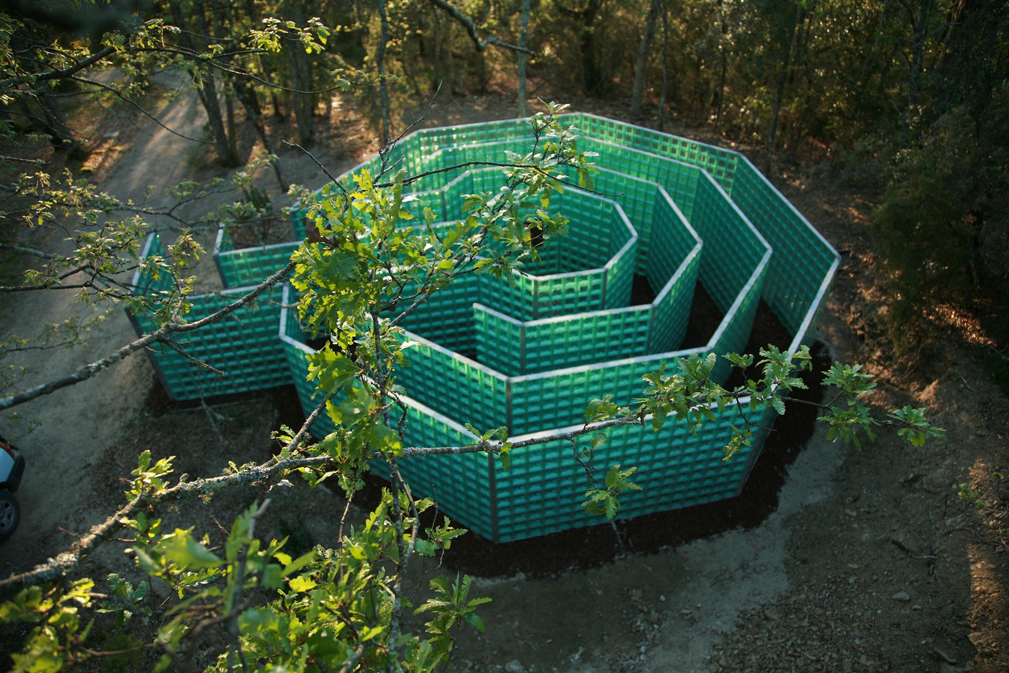 Parco Sculture del Chianti Labirinto - Jeff Saward (Uk) © Parco Sculture del Chianti - Ph Fabio Giamello