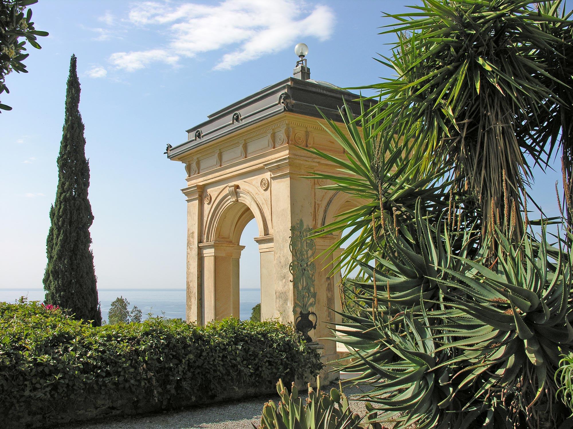 Giardini Botanici Hanbury Il Pavillon © Archivio GBH - foto Daniela Guglielmi