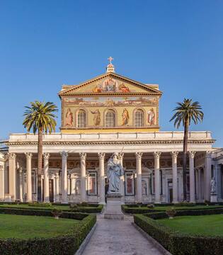 Dalla Basilica di San Paolo fuori le Mura alla Basilica di San Sebastiano fuori le Mura La Basilica di San Paolo fuori le Mura © Ella_Ca/Shuttestock.com