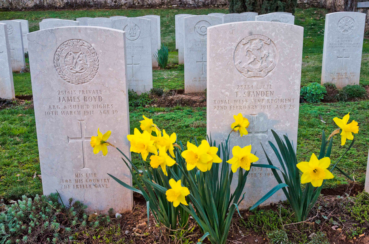 Giavera del Montello Cimitero Britannico © Mario Verin