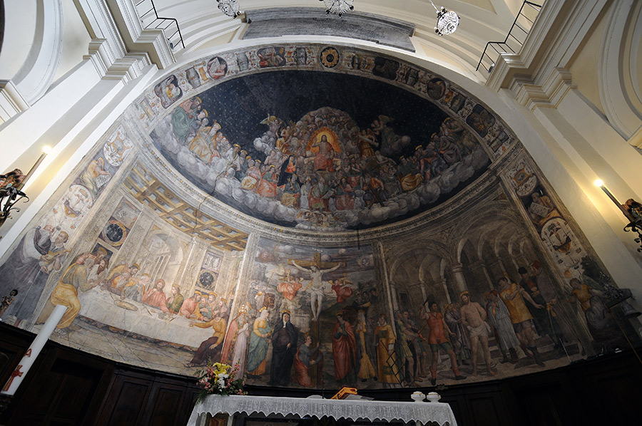 Fabrica di Roma Abside della collegiata di S. Silvestro ©Fabrizio Ardito