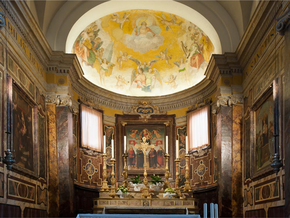 Città della Pieve Cattedrale dei Santi Gervasio e Protasio, altar maggiore ©Fabrizio Ardito