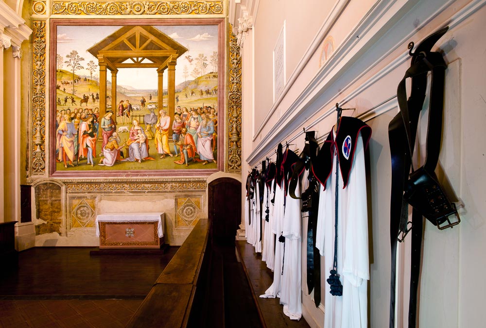 Città della Pieve Oratorio di Santa Maria dei Bianchi con Adorazione dei Magi di Perugino ©Fabrizio Ardito