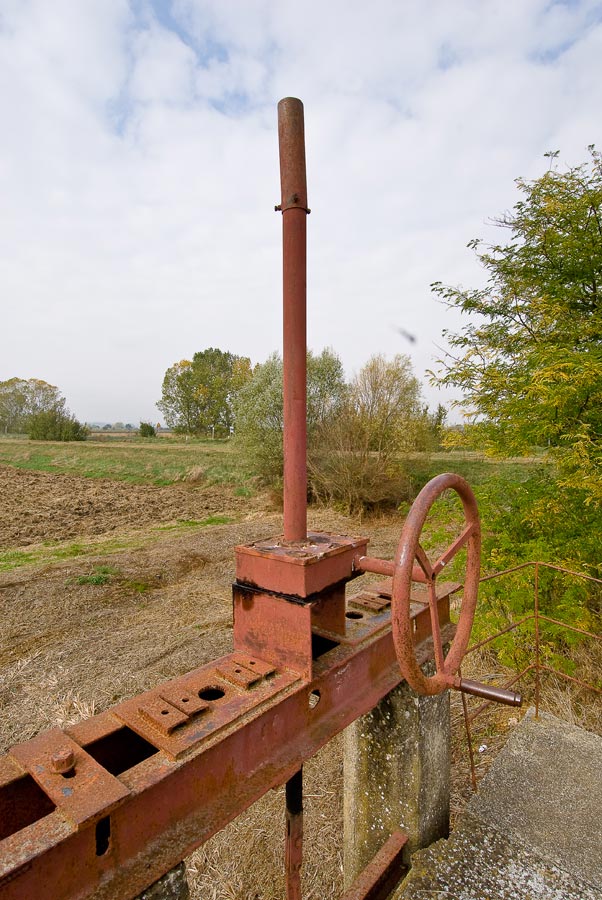 Colmata di Brolio Meccanismo di una chiusa ©Fabrizio Ardito