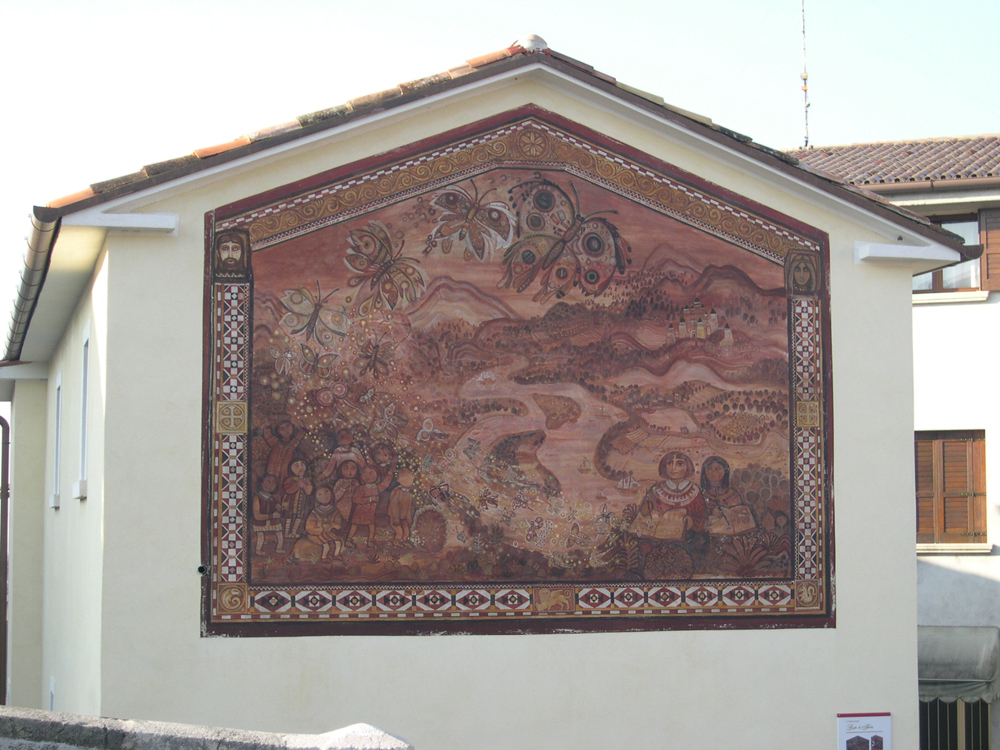 Sarmede La città dei fiori - Štěpán Zavřel ©Fondazione Mostra Internazionale d'Illustrazione per l'Infanzia Štěpán Zavřel