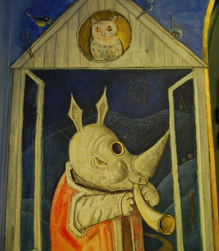 Sarmede Affreschi nel Municipio - Jozef Wilkon ©Fondazione Mostra Internazionale d'Illustrazione per l'Infanzia Štěpán Zavřel