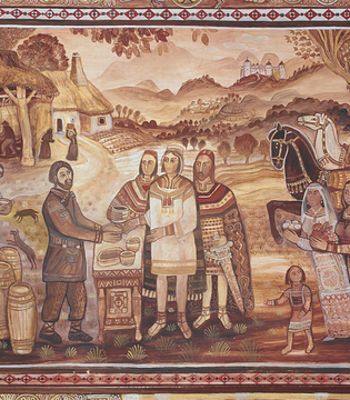 Sarmede Lo scambio dei vini - Štěpán Zavřel ©Fondazione Mostra Internazionale d'Illustrazione per l'Infanzia Štěpán Zavřel