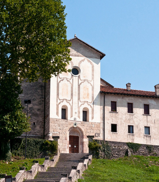 Santuario Ss. Vittore e Corona - facciata ©Marco Zucco, Archivio Provincia di Belluno
