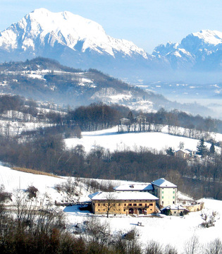 Museo Etnografico - Veduta invernale ©Davide Mores, Archivio MES