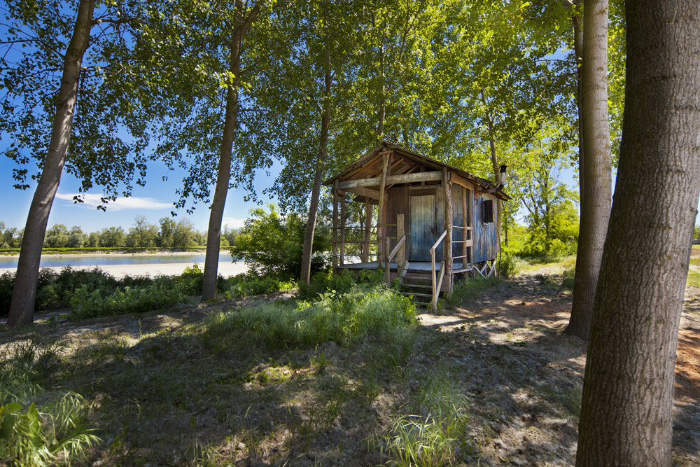 Parco Fluviale Po Baracca dei pescatori montata su ruote © F. Cicogna