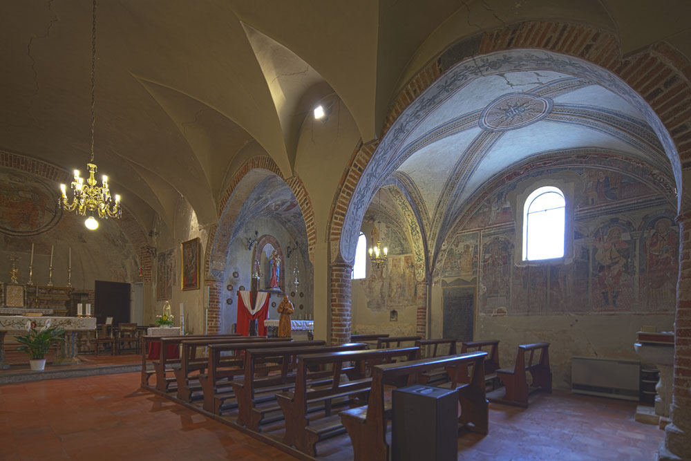 Quinto Vercellese Abbazia di SS. Nazario e Celso, gli interni © Fiorenza Cicogna
