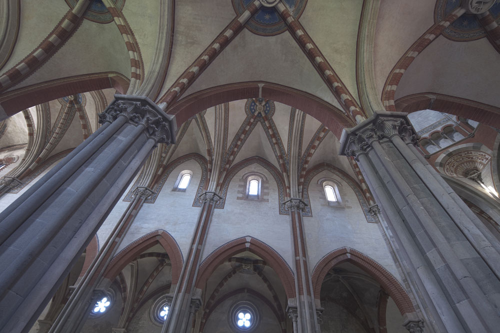 Vercelli Basilica di S. Andrea, gli interni © Fiorenza Cicogna