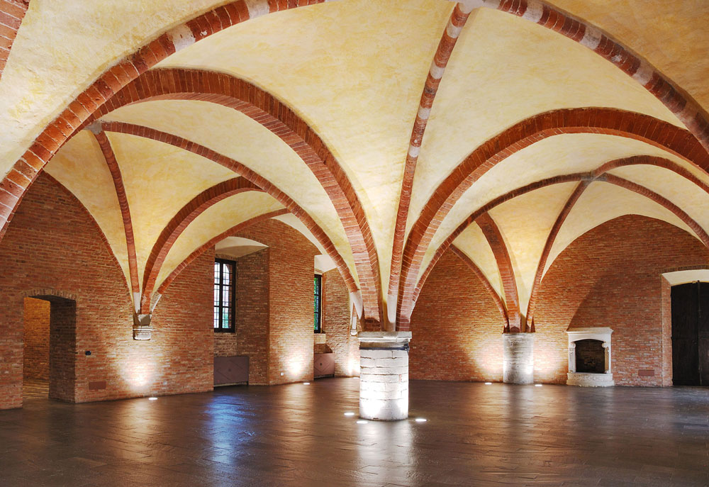 Vercelli Principato di Lucedio, sala dei conversi © Archivio Principato di Lucedio, Marco Friso