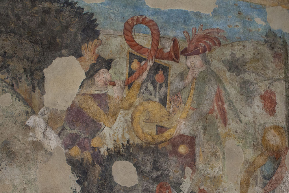 Vigevano Il castello, affreschi © Fiorenza Cicogna