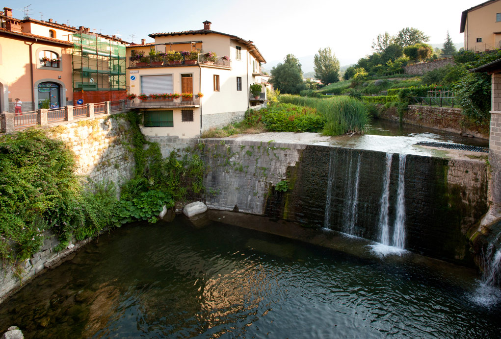 Stia Il torrente Staggia alla confluenza nell'Arno ©Fabrizio Ardito