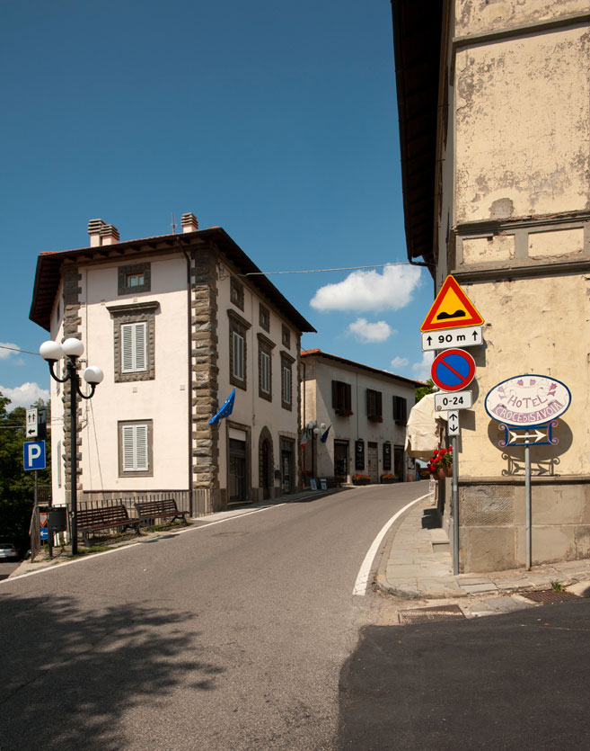 Saltino Il centro del paese © Fabrizio Ardito