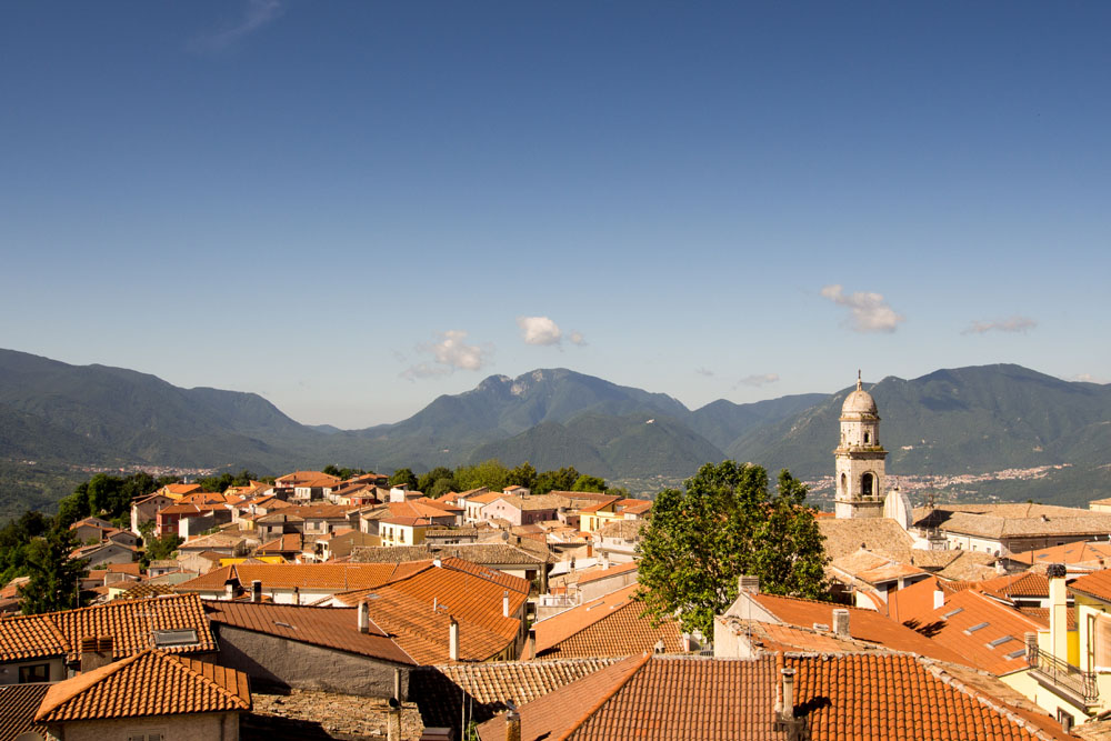 Nusco  Veduta panoramica sul borgo, dal castello  © Natalino Russo