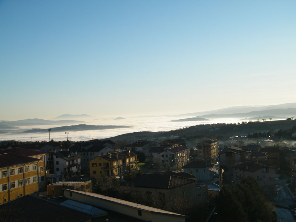 Nusco  Veduta panoramica da via Santa Croce  © Agostino della Gatta - Irpinia Turismo