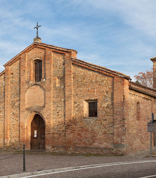 Volpedo L'abside della chiesa di S. Pietro © Gianluca Grassano/Archivio Alexala