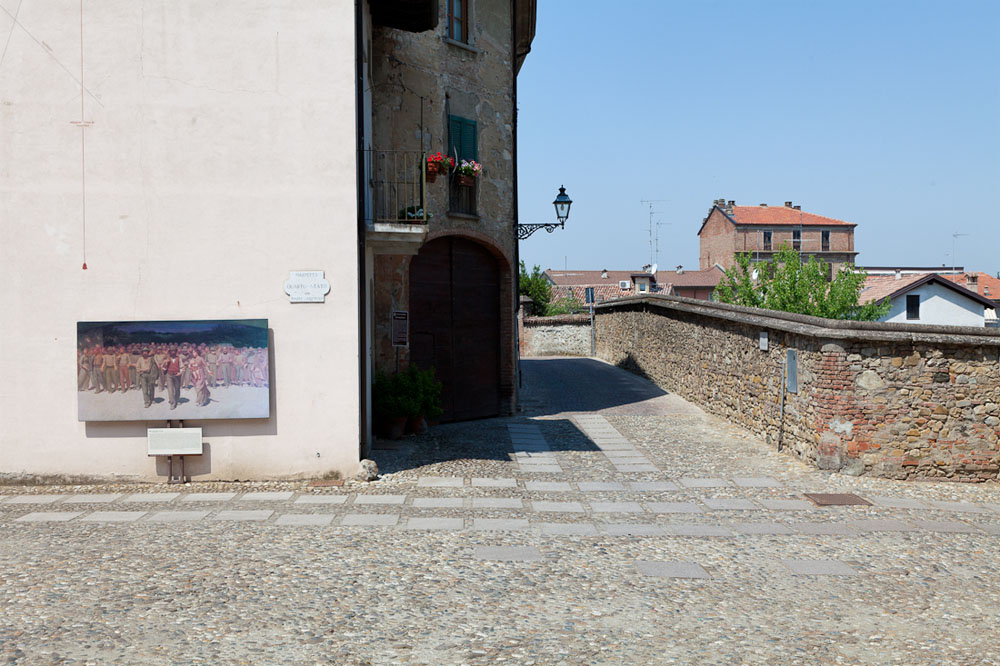 Volpedo Piazzetta Quarto Stato a Volpedo. © Gianluca Grassano/Archivio Alexala