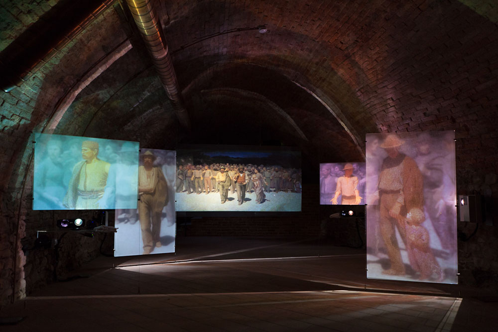 Volpedo Installazione multimediale dedicata al Quarto Stato nel Museo didattico di Volpedo © Gianluca Grassano/Archivio Alexala