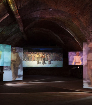 Volpedo Installazione multimediale dedicata al Quarto Stato nel Museo didattico di Volpedo © Gianluca Grassano/Archivio Alexala
