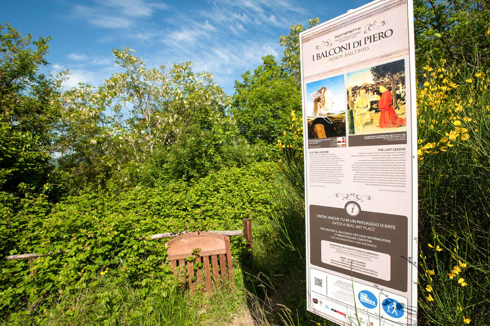 Cartello balconi di San Leo © Fabrizio Ardito