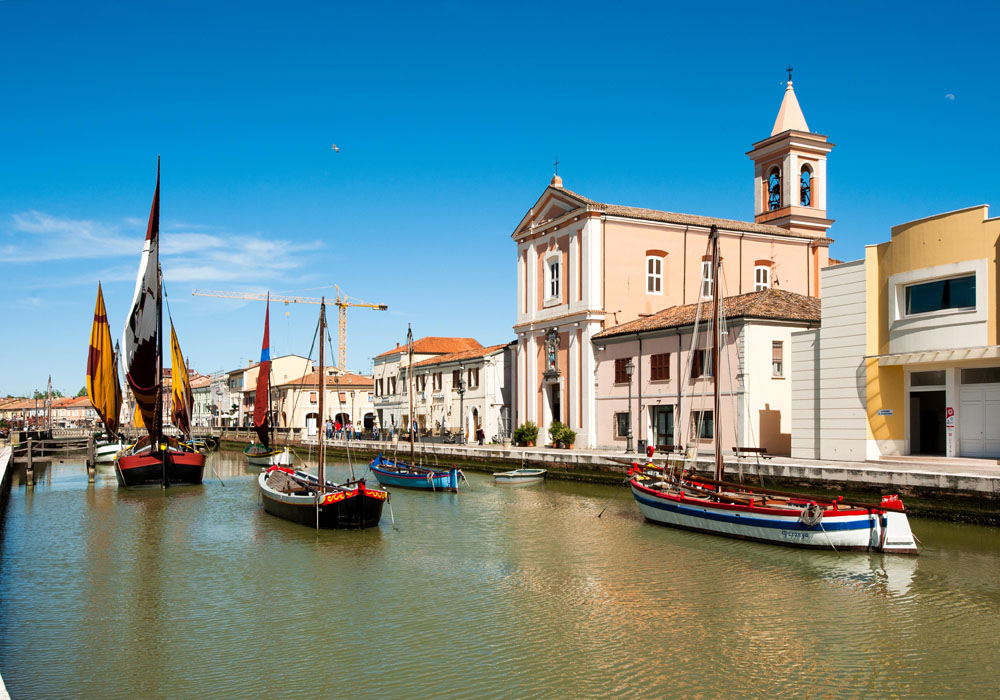 Cesenatico Canale e barche d'epoca © Fabrizio Ardito