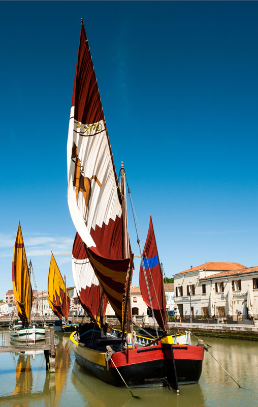 Cesenatico Canale e barche d'epoca © Fabrizio Ardito