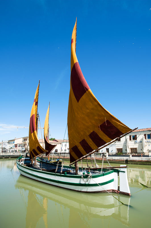 Cesenatico Canale e barche d'epoca © Fabrizio Ardito
