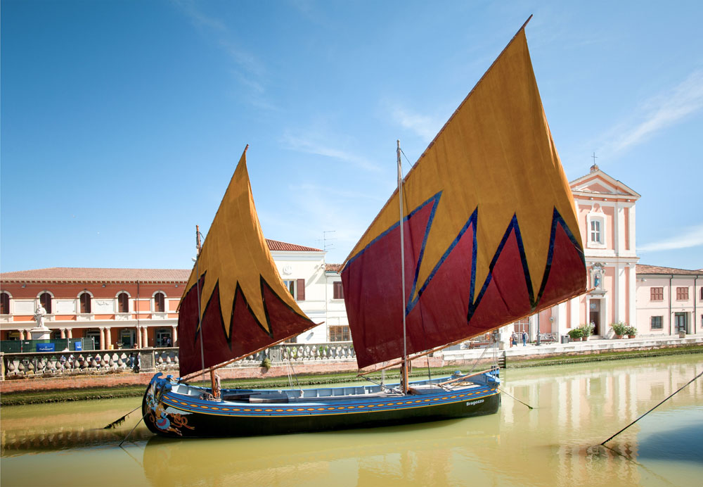 Cesenatico Canale e barche d'epoca © Fabrizio Ardito