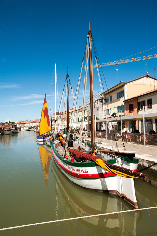Cesenatico Canale e barche d'epoca © Fabrizio Ardito