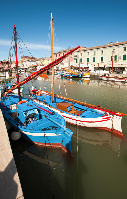 Cesenatico Canale e barche d'epoca © Fabrizio Ardito