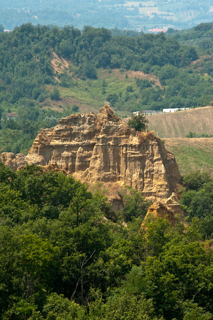 Dal ponte di Piantravigne Verso le Balze di Castelfranco © Fabrizio Ardito