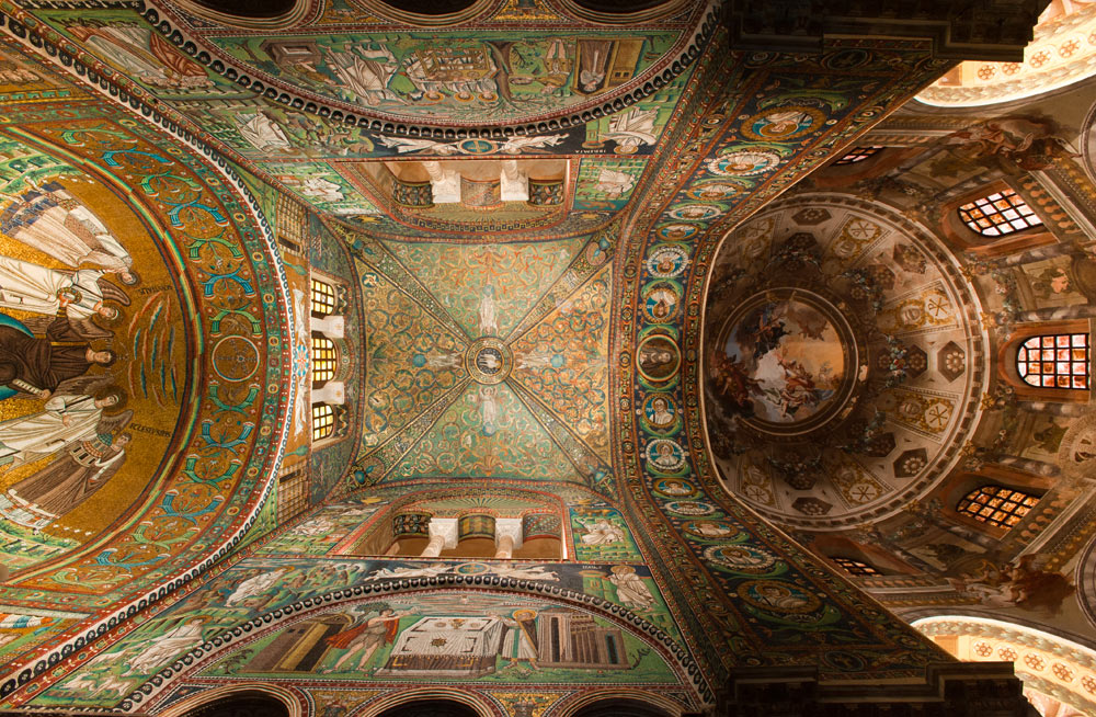 Ravenna San Vitale, la volta centrale © Fabrizio Ardito